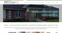 Desktop Screenshot of collinsdisabilitylaw.com